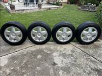  4x100 Renault alufelni, 185/65/15 Barum nyári gumikkal