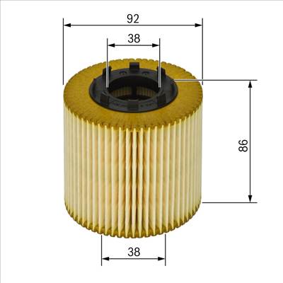 olajszűrő BOSCH 1 457 429 198 for OPEL, GMC, RENAULT, VAUXHALL, …