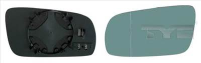 TYC 337-0016-1 - külső visszapillantó tükörlap AUDI SEAT SKODA VW