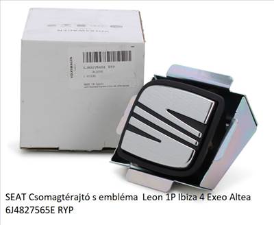 SEAT Csomagtérajtó s embléma Leon 1P Ibiza 4 Exeo Altea 6J4827565E RYP 2009-2013