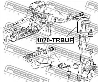 FEBEST 1020-TRBUF - Lengőkar gömbfej BUICK CHEVROLET GMC SAAB