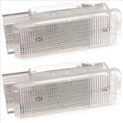 Peugeot 1007 206 206 207 208 3008 306 307 308 406 407 5008 607 806 807 Expert Partner RCZ utastér / csomagtér belső világítás LED lámpák 2 db komplett
