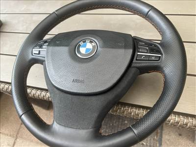 BMW Bőr Újszerű Sport Kormány F légzsák F10 F11 F07 F01 F30 GT 