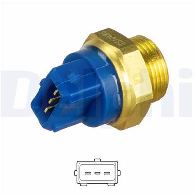 DELPHI TS10486 - hőkapcsoló, hűtőventilátor OPEL VAUXHALL