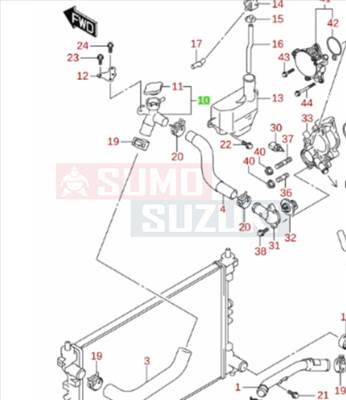 Suzuki Vitara, SX4/S-Cross hűtőfolyadék betöltő gyári 17910-56P00