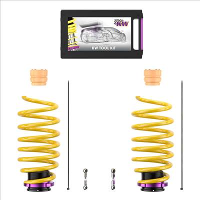 KW Mercedes W212, E63 AMG, kivéve 4-Matic, 2009.01-2016.12-ig, -25-35mm között állítható ültetőrugó