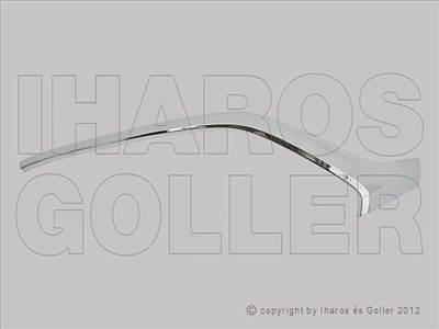 Mazda 2 2014.02.27- Króm díszléc hűtőrácsra jobb alsó (1FXA)