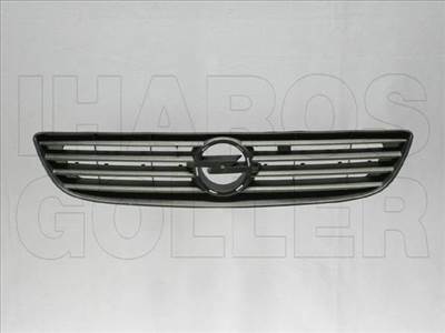 Opel Zafira 1998.09.01-2005.08.31 Fekete hűtőrács (0F15)