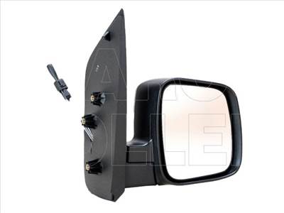 Fiat Fiorino 2008.02.01-2016.06.01 Külső tükör jobb, bowden állítható, domború (0SXZ)