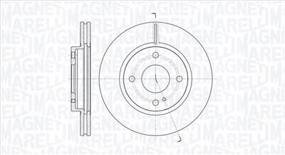 MAGNETI MARELLI 361302040108 - féktárcsa FORD FORD AUSTRALIA