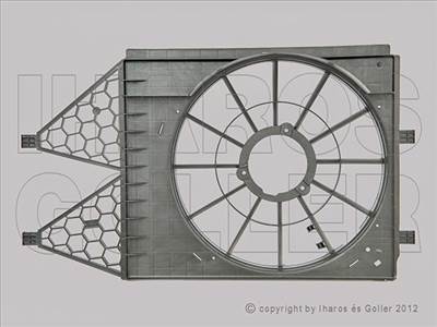 Volkswagen Fox 2005.01.01-2011.10.31 Hűtőventilátor keret (1AFI)