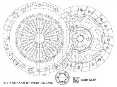 BLUE PRINT ADB113001 - kuplungszett MINI