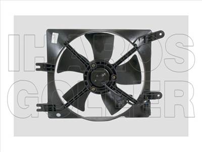 Daewoo Nubira J200 2003.01.01-2010.01.01 Klímaventilátor komplett (segédventilátor) (1.4, 1.6, 1.8) (0T58)
