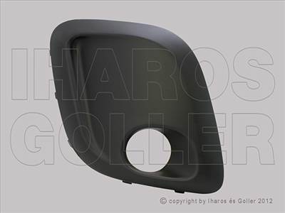 Citroen C1 2012.03.01-2014.02.28 Lökhárító rács jobb, ködlámpás (1930)