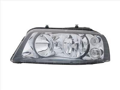 Volkswagen Sharan 2000.05.01-2010.05.31 Fényszóró H1/H7 bal, fekete házas, motorral, TYC (0S4U)