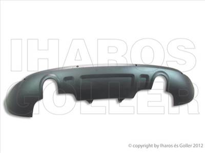 Audi Q5 2008.01.01-2012.08.31 Hátsó lökhárító spoiler, matt fekete, szenzoros (08GZ)