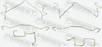 FEBEST 0403-K94WF - Fékbetét szerelékkészlet MITSUBISHI MITSUBISHI (BJC)