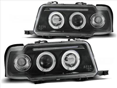 Audi 80 (B4 - 8C) AUDI 80 B4 1991.09-1996.04 ANGEL EYES Fekete Első 