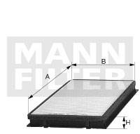 MANN-FILTER CUK 26 018 - pollenszűrő DAF