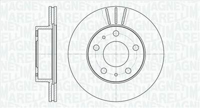 MAGNETI MARELLI 361302040228 - féktárcsa CITROËN FIAT