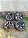  5x114.3 lyukosztású 16" Kia / Hyundai (gyári felni) alufelni, 205/60 használt Kleber téli gumi
