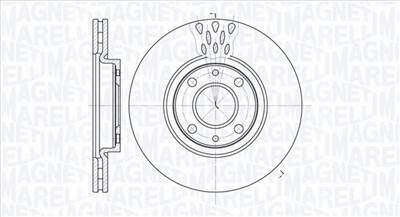 MAGNETI MARELLI 361302040238 - féktárcsa ALFA ROMEO CHRYSLER CITROËN FIAT LANCIA PEUGEOT