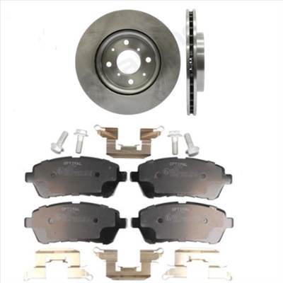 Suzuki Swift IV 2010.10-2017.05 féktárcsa + fékbetét szett 2010-től 256 mm átmérő, Optimal (Made In 