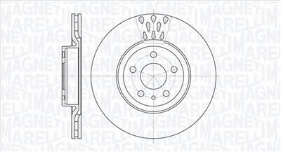 MAGNETI MARELLI 361302040258 - féktárcsa ALFA ROMEO FIAT LANCIA OPEL VAUXHALL