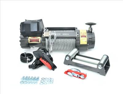 Dragon Winch Highlander 15000, 9Le, 12Volt, 6803kg teherbírású csörlő