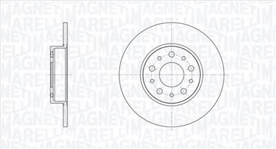 MAGNETI MARELLI 361302040379 - féktárcsa FIAT