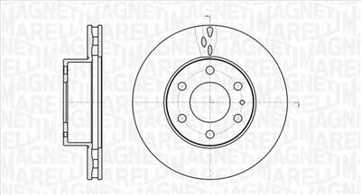 MAGNETI MARELLI 361302040482 - féktárcsa IVECO