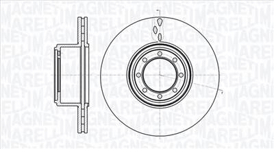 MAGNETI MARELLI 361302040488 - féktárcsa IVECO