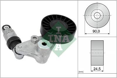 Szíjfeszítő, hosszbordás szíj Schaeffler INA 534 0033 10 for OPEL, VAUXHALL, SAAB, GENERAL MOTORS