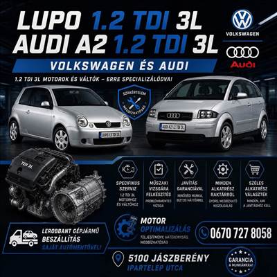 Volkswagen Lupo bontott alkatrészei