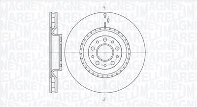 MAGNETI MARELLI 361302040534 - féktárcsa FIAT OPEL VAUXHALL