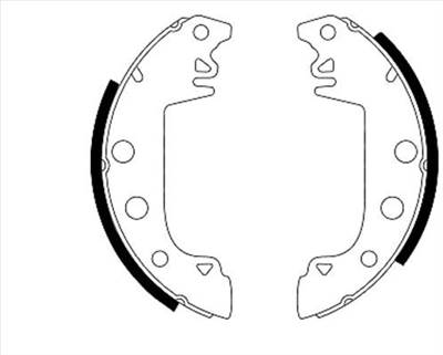 fékpofakészlet MINTEX MFR55 for RENAULT, ALFA ROMEO, PEUGEOT, TALBOT, …