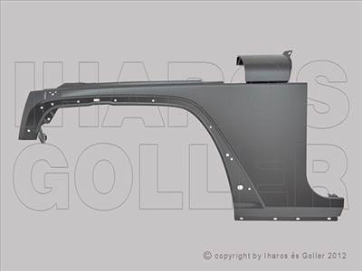 Jeep Wrangler (JK) 2007.04.01-2018.08.30 Bal Első Sárvédő (1EDC)