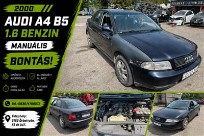 2000 AUDI A4 B5 1.6 benzin, manuális - ÉRKEZETT BONTÁSRA! Őrbottyán - www.alkatreszvadasz.hu