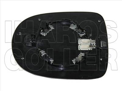 Renault Modus 2008.04.01- Tükörlap cserélhető bal, aszférikus, fűthető (0X3G)