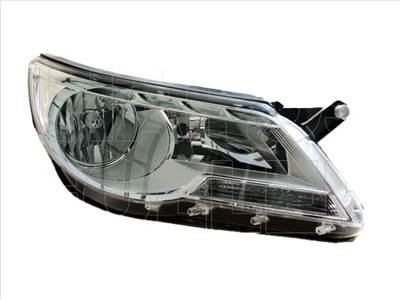 Volkswagen Tiguan 2007.11-2011.06.30 Jobb Fényszóró 2H7 (motorral) TYC (0V0D)