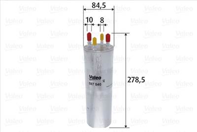 VALEO 587540 - Üzemanyagszűrő VW
