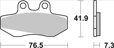 BETA RR 50 Brembo Fékbetét készlet 07GR1406