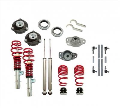 RedLine Suspension Seat Ibiza (Typ: 6L), 2002-2008-ig, állítható stabilizátor rúddal és toronycsapágyakkal állítható magasságú futómű