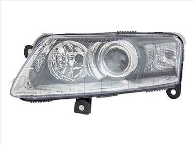 Audi A6 2004.05.01-2008.09.30 Bal fényszóró Bi-xenon elektromos izzóval, motor nélkül TYC (02MW)