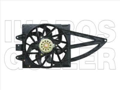 Fiat Panda 2003.10.01-2011.12.31 Hűtőventilátor komplett (1.1, 1.2, D=315, 225W) (0T9E)