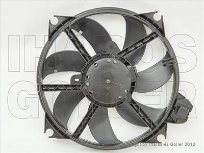 Renault Fluence 2013.01.01- Hűtőventilátor komplett 405mm 2+2 pin (145V)