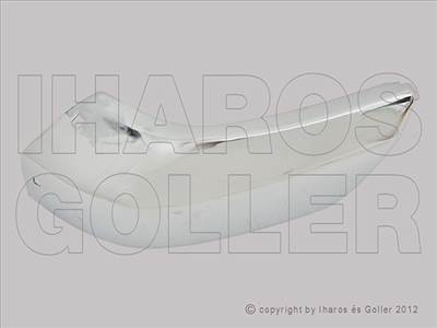 Nissan Frontier 1998.01.01-2004.12.31 Bal első lökhárító sarok króm (-01.11) (1B66)