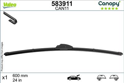 VW T5 2009-2014 Transporter - Ablaktörlő lapát 1db (CAN11) 600 Vez./ut. o