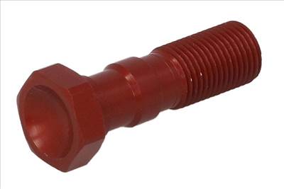 Fékcső csavar dupla M10x1.00 (Suzuki) Piros