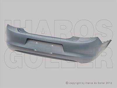 Citroen C-Elysée 2012.09.01-2017.10.30 Hátsó lökhárító borítás fényezendő (1EYL)